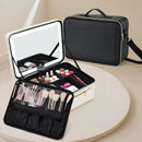 LED Beauty Case with Adjustable Dividers by Axyaa