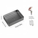 Axyaa Striped Rectangular Ceramic Bathroom Sink