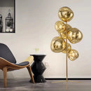 Axyaa Minimalist LED Floor Lamp with Remote Control Dimming for Living Room, Bedroom, Study