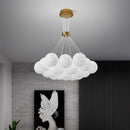 Axyaa Nordic Cream Moonlight Pendant Lamp for Living Room, Bedroom, Children's Room, Dining Room