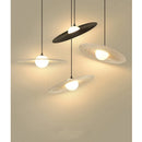 Axyaa Black White Chandelier, Nordic Minimalist Design for Restaurant, Bar, Bedroom