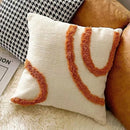 Axyaa Embroidered Geometry Tassel Pillow Cover for Stylish Home Decor
