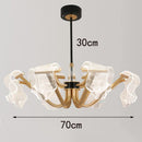 Axyaa Modern LED Chandelier Pendant Light for Dining Room Decor - Indoor Ceiling Lamp