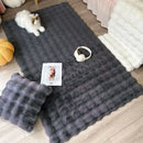 Axyaa Imitation Rabbit Hair Bubble Carpet - Soft and Cozy Rug for Home Décor