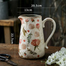 Axyaa Retro Nordic Ceramic Vase Hydroponic Plant Home Decoration Table Accessory