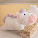 Axyaa Super Soft Crouching Dinosaur Plush Pillow