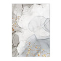Pink Marble Abstract Canvas Painting Wall Art Print Home Decor by Axyaa