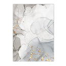 Pink Marble Abstract Canvas Painting Wall Art Print Home Decor by Axyaa