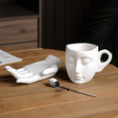 Axyaa Creative Ceramic Art Hand-Scented Coffee Cup & Saucer Set