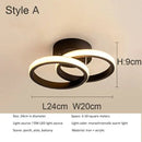 Axyaa Golden LED Ceiling Lamps for Home Decor Aisle Corridor Light Balcony