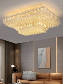 Axyaa Crystal Ceiling Lamp - Modern Minimalist Home Decoration Light for Living Room