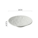 Axyaa Stone Pattern Ceramic Plate for Molecular Cuisine and Dining Experience