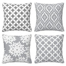 Geometric & Floral Patterned Pillow Covers by Axyaa for Sofa, Bedroom, Car