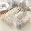 Axyaa 3pcs Closet Sock Combo Underwear Organizer 7/9/11 Compartment Divider Bra Jeans Organizer