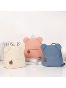 Axyaa Kids Plush Teddy Bear Backpack Children's Small Bear Ear Fashion Bag