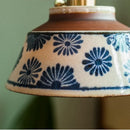 Axyaa Ceramic Glaze Pendant Light LED Hanglamp for Dining Living Room Decor
