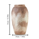 Axyaa Ceramic Vases: Retro Wabi-Sabi Style Flower Arrangement Home Decor Ornaments