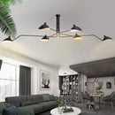 Axyaa Nordic Industrial Chandelier - Modern Pendant Lighting for Living Room, Kitchen, Bar