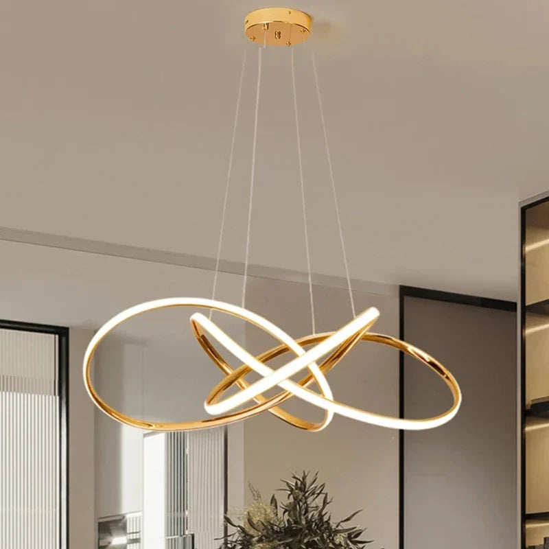 Axyaa LED Chandelier Pendant Light Modern Dining Room Ceiling Lamp