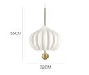 Axyaa White Glass Pendant Light Chandelier - Vintage Bauhaus Style