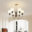 Axyaa Luxury Dining Room Chandelier Pendant Lights - Indoor Ceiling Fixtures and Salon Lighting