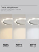 Axyaa Modern Round LED Ceiling Bedroom Lamp for Study Room