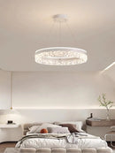 Axyaa LED Chandelier with Remote Control for Modern Home Decor