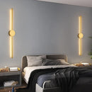 Modern Gold LED Wall Light for Home Decor by Axyaa - Sleek Design for Living Room & Bedroom