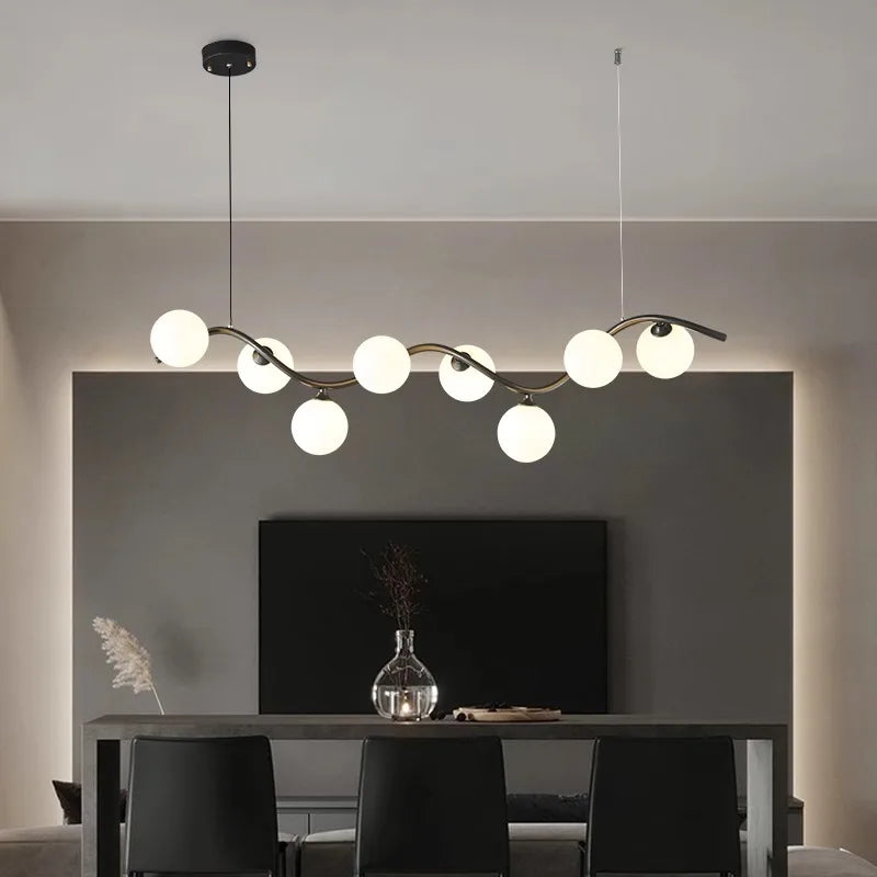 Axyaa Modern Dining Room Pendant Lights LED Chandelier Ceiling Lamp