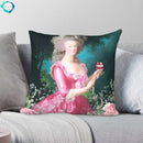 Axyaa Le Jardin Pillowcase Polyester Printed Zip Decor Sofa Cushion Cover
