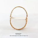 Handwoven Rattan Flower Basket by Axyaa - Versatile Storage & Décor Basket