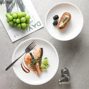 Axya Ceramic High Foot Fruit Tray Dessert Plate Kitchen Accessories