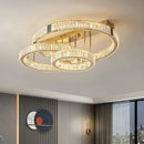 Axyaa Crystal Chandelier | Luxury Living Room Pendant Light | Bedroom Ceiling Lamp
