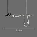 Axyaa Flexible LED Chandelier for Modern Living Spaces