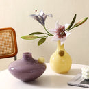 Axyaa Geometric Glass Sphere Vase for Flower Arrangements & Home Decor