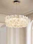 Axyaa Glass Flowers Pendant Lights - LED Chandeliers for Dining & Kitchen Tables