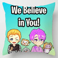 Axyaa Cartoon Print Designer Pillow Cases: Lankybox Series Home Decor Cushion Cover