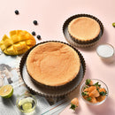 Axyaa Fluted Tart Pan with Removable Bottom, Nonstick Bakeware for Baking & Quiches