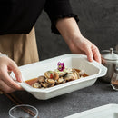 Axyaa Geometric Ceramic Plate Set for Molecular Cuisine and Dining