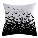 Axyaa Spooky Pumpkin Bat Pillowcase for Home Sofa Cushion Decor