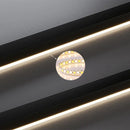 Axyaa Modern Wave Line LED Kitchen Island Chandelier