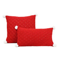 Axyaa Vintage Christmas Knitted Pillow Cover Set