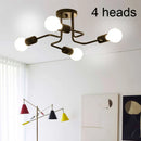 Axyaa Vintage Iron Bedroom Ceiling Light, E27 Bulb Living Room Fixture