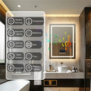 Axyaa Smart LED Bathroom Mirror with Bluetooth Speaker & Anti-Fog