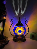 Axyaa Turkish Mosaic Table Lamp Handcrafted Night Light