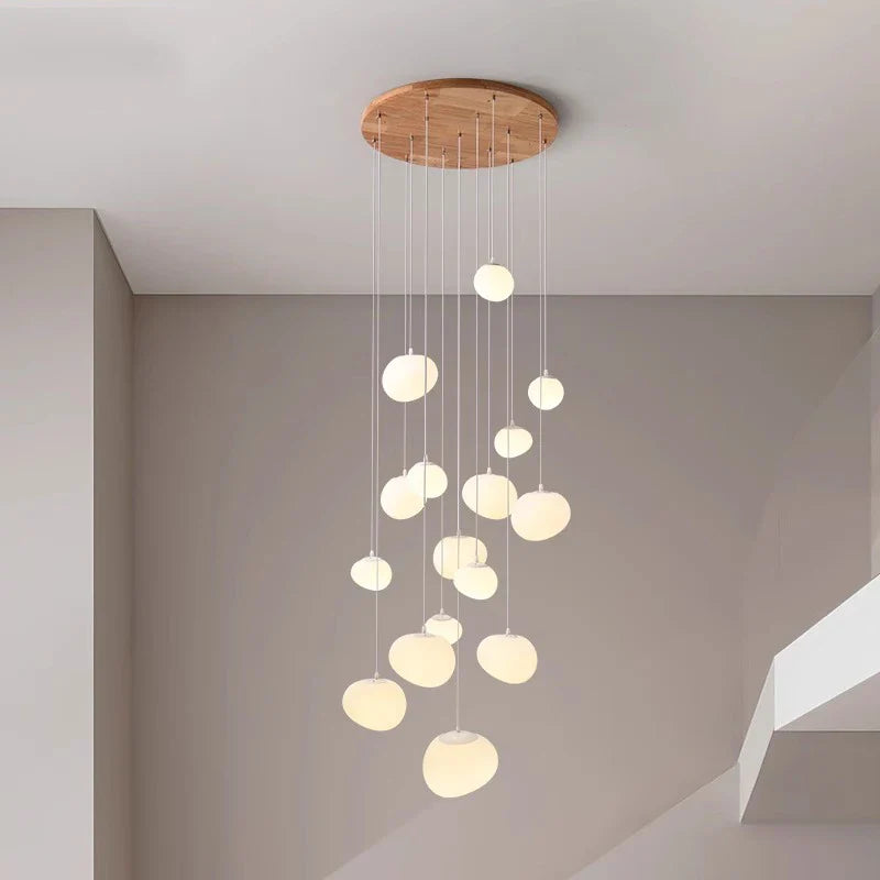 Nordic Dining Room Pendant Light by Axyaa: Indoor Ceiling Chandelier for Living Room