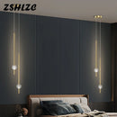 Axyaa Nordic Crystal Pendant Chandelier in Black & Gold Copper - Stunning Lighting for Home