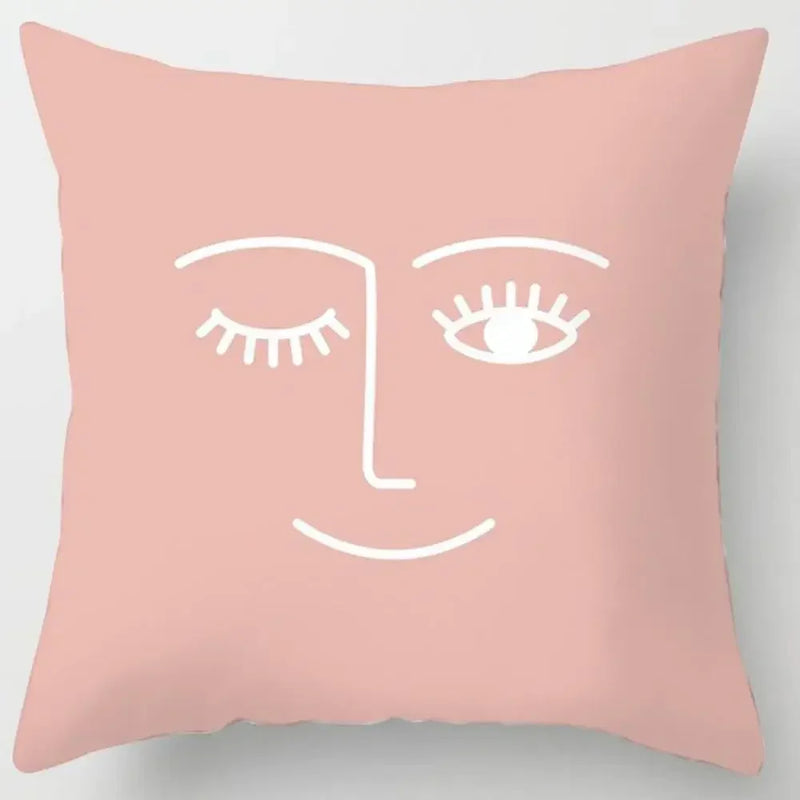 Soft Peachskin Pillow Case in Modern Pink, Axyaa Branded Cushion Cover for Home Decor