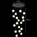 Axyaa LED Pendant Chandeliers for Modern Living and Dining Rooms