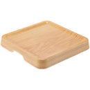Axyaa Wood Grain Plastic Tray, Rectangular Hot Pot & Barbecue Plate